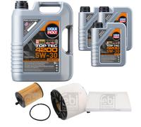 FEBI BILSTEIN Controllo Set 8L Liqui Moly Top Tec 4200 5W-30 Per Audi A4