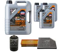 FEBI BILSTEIN Controllo Set 8L Liqui Moly Top Tec 4200 5W-30 Per Audi A4