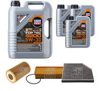 FEBI BILSTEIN Controllo set 8L Liqui Moly Top Tec 4200 5W-30 per Audi A5