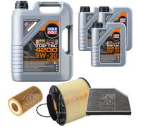 FEBI BILSTEIN Controllo set 8L Liqui Moly Top Tec 4200 5W-30 per Audi A5
