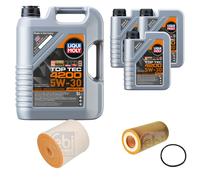 FEBI BILSTEIN Controllo Set 8L Liqui Moly Top Tec 4200 5W-30 Per Audi A6