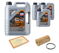 Febi BILSTEIN Controllo Set 8L Liqui Moly Top Tec 4200 5W-30 per Audi Tt