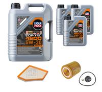 FEBI BILSTEIN Controllo Set 8L Liqui Moly Top Tec 4200 5W-30 Per BMW 3 Gran