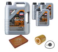 FEBI BILSTEIN Controllo Set 8L Liqui Moly Top Tec 4200 5W-30 Per BMW 3er