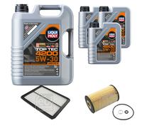 FEBI BILSTEIN Controllo Set 8L Liqui Moly Top Tec 4200 5W-30 Per KIA Sorento