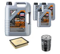 FEBI BILSTEIN Controllo set 8L Liqui Moly Top Tec 4200 5W-30 per Mitsubishi