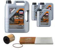 FEBI BILSTEIN Controllo Set 8L Liqui Moly Top Tec 4200 5W-30 Per Peugeot