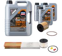 FEBI BILSTEIN Controllo set 8L Liqui Moly Top Tec 4200 5W-30 per Peugeot 407