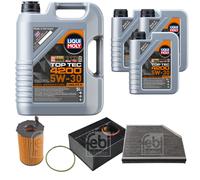 FEBI BILSTEIN Controllo set 8L Liqui Moly Top Tec 4200 5W-30 per Porsche
