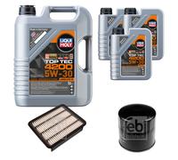 FEBI BILSTEIN Controllo set 8L Liqui Moly Top Tec 4200 5W-30 per Toyota Land
