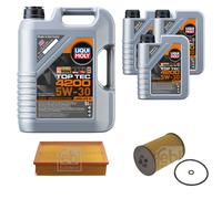 FEBI BILSTEIN Controllo Set 8L Liqui Moly Top Tec 4200 5W-30 Per VW Passat