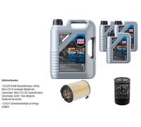 FEBI BILSTEIN Controllo set 8L Liqui Moly Top Tec 4600 5W-30 per Audi A3