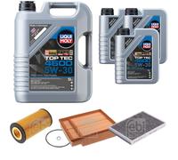 FEBI BILSTEIN Controllo set 8L Liqui Moly Top Tec 4600 5W-30 per Audi A4
