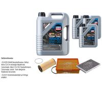 FEBI BILSTEIN Controllo set 8L Liqui Moly Top Tec 4600 5W-30 per Audi A4