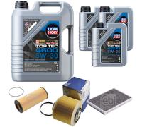 FEBI BILSTEIN Controllo set 8L Liqui Moly Top Tec 4600 5W-30 per Audi A6