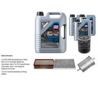 Febi BILSTEIN Controllo Set 8L Liqui Moly Top Tec 4600 5W-30 per Audi A6 4B