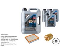FEBI BILSTEIN Controllo set 8L Liqui Moly Top Tec 4600 5W-30 per BMW 3
