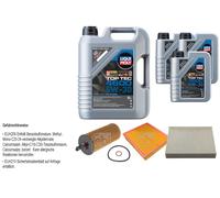 FEBI BILSTEIN Controllo set 8L Liqui Moly Top Tec 4600 5W-30 per BMW 3
