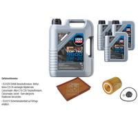 FEBI BILSTEIN Controllo set 8L Liqui Moly Top Tec 4600 5W-30 per BMW 3
