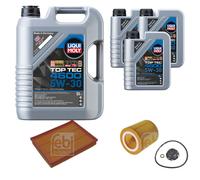 FEBI BILSTEIN Controllo set 8L Liqui Moly Top Tec 4600 5W-30 per BMW 3