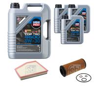 FEBI BILSTEIN Controllo Set 8L Liqui Moly Top Tec 4600 5W-30 Per BMW 5 Serie