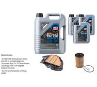 FEBI BILSTEIN Controllo Set 8L Liqui Moly Top Tec 4600 5W-30 Per BMW 6 Gran
