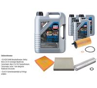 Febi BILSTEIN Controllo Set 8L Liqui Moly Top Tec 4600 5W-30 per BMW Serie 1er