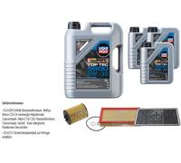 FEBI BILSTEIN Controllo set 8L Liqui Moly Top Tec 4600 5W-30 per BMW X5 E53