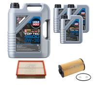 FEBI BILSTEIN Controllo set 8L Liqui Moly Top Tec 4600 5W-30 per BMW X5 E53