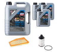 FEBI BILSTEIN Controllo set 8L Liqui Moly Top Tec 4600 5W-30 per Opel