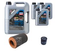 FEBI BILSTEIN Controllo set 8L Liqui Moly Top Tec 4600 5W-30 per Peugeot