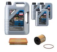 FEBI BILSTEIN Controllo set 8L Liqui Moly Top Tec 4600 5W-30 per Peugeot 407