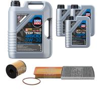 FEBI BILSTEIN Controllo set 8L Liqui Moly Top Tec 4600 5W-30 per Peugeot 407