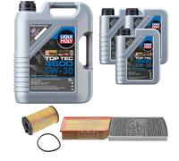 FEBI BILSTEIN Controllo set 8L Liqui Moly Top Tec 4600 5W-30 per Peugeot 407
