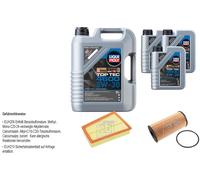 FEBI BILSTEIN Controllo set 8L Liqui Moly Top Tec 4600 5W-30 per Renault