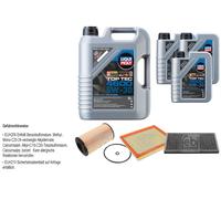 FEBI BILSTEIN Controllo set 8L Liqui Moly Top Tec 4600 5W-30 per Saab 9-3
