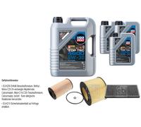 FEBI BILSTEIN Controllo set 8L Liqui Moly Top Tec 4600 5W-30 per Saab 9-3