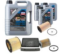 FEBI BILSTEIN Controllo set 8L Liqui Moly Top Tec 4600 5W-30 per Saab 9-5