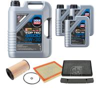 FEBI BILSTEIN Controllo set 8L Liqui Moly Top Tec 4600 5W-30 per Saab 9-5