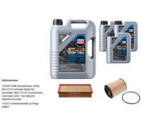 FEBI BILSTEIN Controllo set 8L Liqui Moly Top Tec 4600 5W-30 per VW