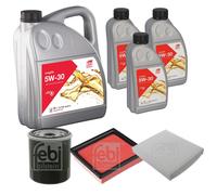 Febi BILSTEIN Controllo Set 8L Longlife 5W-30 per Toyota Yaris P21 PA1 PH1