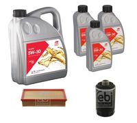 Febi BILSTEIN Controllo Set 8L Longlife 5W-30 per VW Transporter V Furgonato