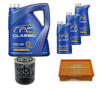FEBI BILSTEIN Controllo Set 8L MANNOL Classic 10W-40 Per Audi A4 Cabriolet