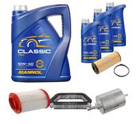 FEBI BILSTEIN Controllo Set 8L MANNOL Classic 10W-40 Per Audi A8 4E_ 3.2 FSI