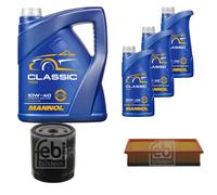 FEBI BILSTEIN Controllo Set 8L MANNOL Classic 10W-40 Per Fiat Scudo Kasten