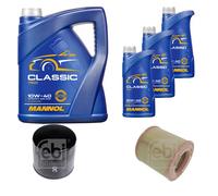 FEBI BILSTEIN Controllo Set 8L MANNOL Classic 10W-40 Per Nissan Cabstar F24