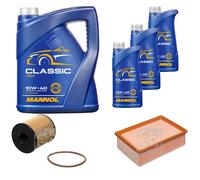 FEBI BILSTEIN Controllo Set 8L MANNOL Classic 10W-40 Per Peugeot 307 Break