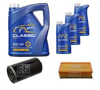 Febi BILSTEIN Controllo Set 8L mannol Classic 10W-40 per VW Furgone IV
