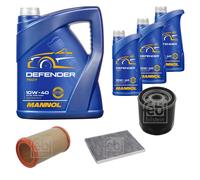 FEBI BILSTEIN Controllo Set 8L MANNOL Defender 10W-40 Per Alfa Romeo 166