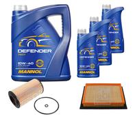 FEBI BILSTEIN Controllo Set 8L MANNOL Defender 10W-40 Per Opel Zafira A F75